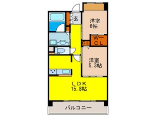 リラフォート千里中央の物件間取画像